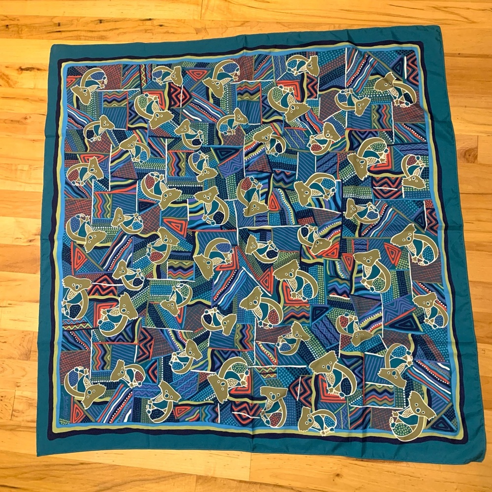 Vintage Balarinji Australia koala scarf